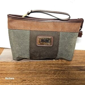 Jaguar Avant-Garde 3-Tone Clutch with Wristlet